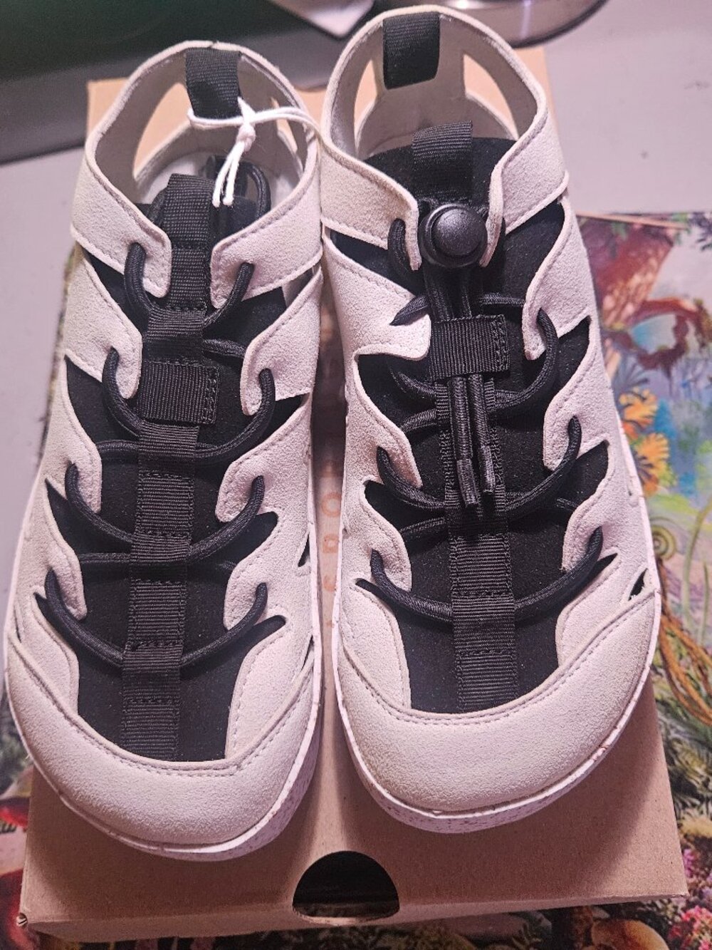 Asportuguesas Women's EU37 CURE2206ASP 002 Off White Rubber Cork Sole Trainers